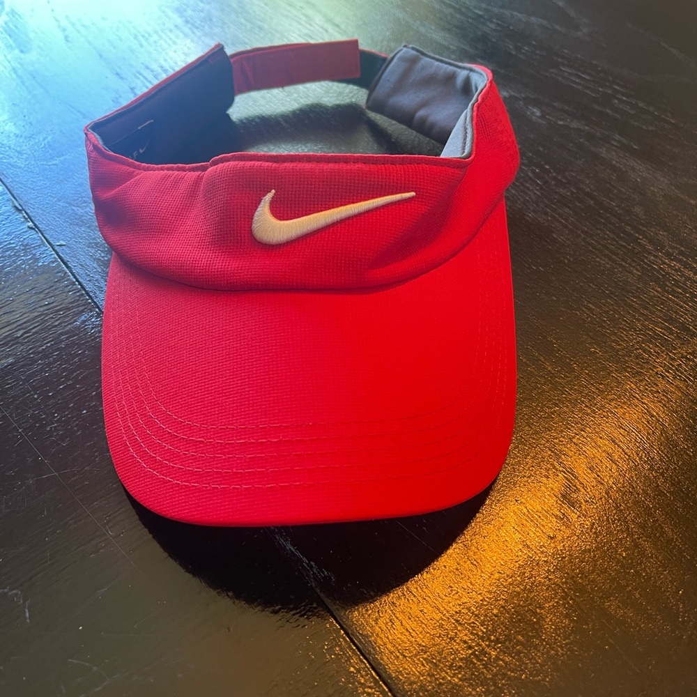 Nike Red Visor Golf Hat